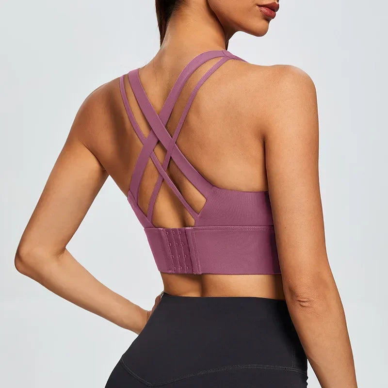 Women's High Support Sports Bra Gym and Yoga