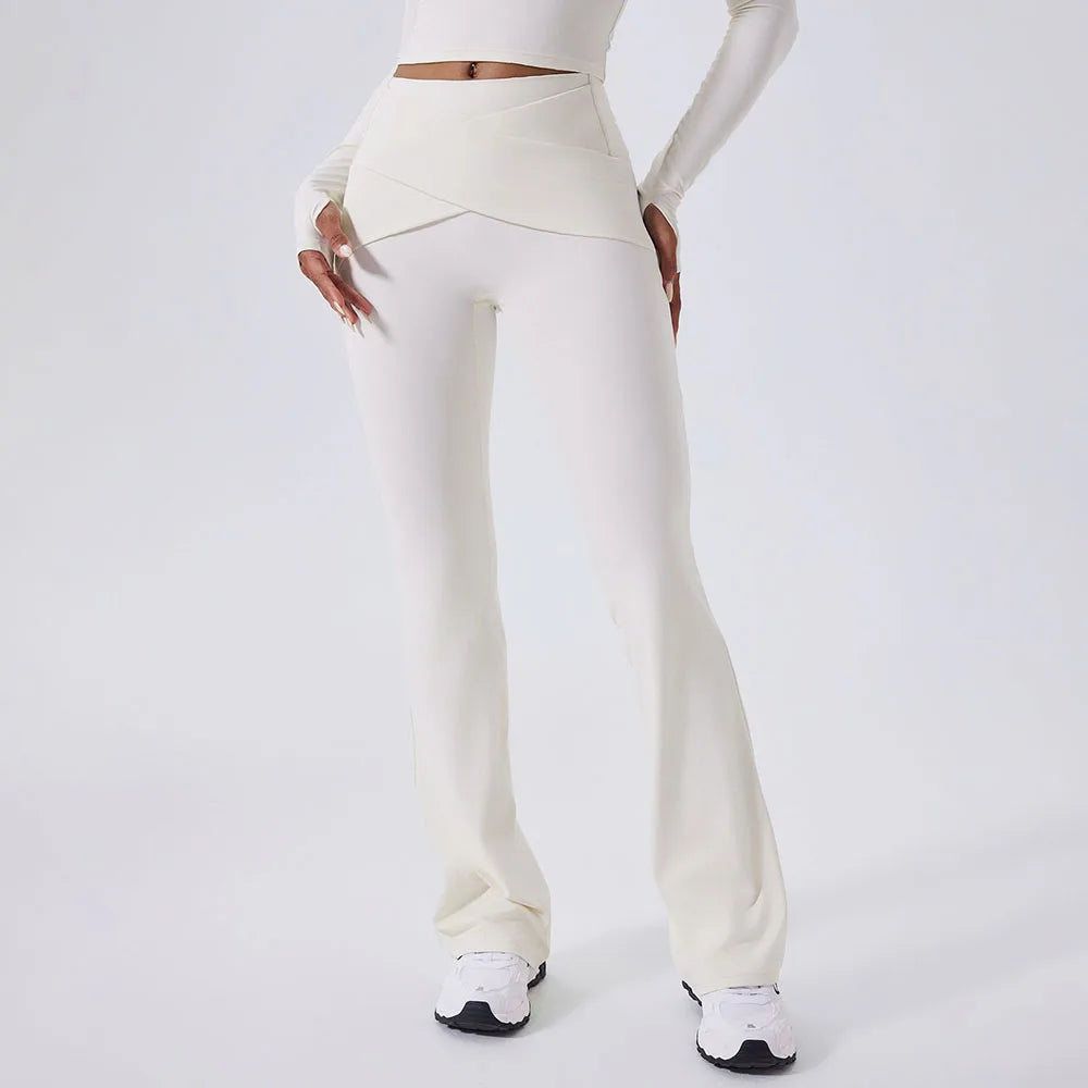 Women's Gym Co ord Set Long Sleeve Top and Leggings