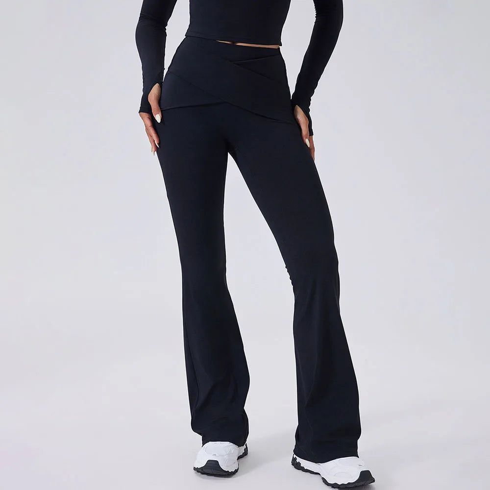 Women's Gym Co ord Set Long Sleeve Top and Leggings